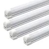 LED-winkel Lichte armatuur 8ft 72W Integrated Double Row LED T8 Tube Light 6000K 72W 7200Lm voor garage, kelder, magazijn, workshop 25-pack