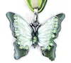 Fashion Colorful alloy Butterfly Pendant Long Chain Necklace Collier Femme Jewelry Enamel Crystal Animal Necklaces for Women