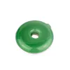 2,9-inch donutvormige glazen handpijp in groen tot roze verloop met diepe kom