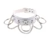 Luxusdesigner mehrschichtiger Kettenanhänger PU Leder Halskette Verstellbare Halskette Punk Rock Gothic Choker Girl Frauen Punk O Ring Ne6678620