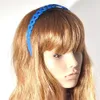 세련된 디자인 블루 하트 모양의 머리띠 앨리스 밴드 헤어 액세서리 클립 plascic AU98