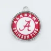 NCAA Alabama Crimson Tide Team Sport Charms Dangle Hanging Charms DIY Bracelet Necklace Pendant Jewelry Accessory America Charms