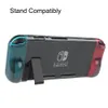 Yoteen TPU case for Nintendo Switch Full Cover Travel Case Protective Soft TPU Built-in Comfort Padded Hand Grips Transparent
