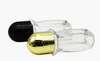 30ml 50 ml en verre clair Huile essentielle bouteille à rouleaux avec verre Roller Ball pour le parfum Aromathérapie Roll On bouteille HHA-278