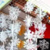 Décorations de Noël 2021 6 ensembles de flocons de neige ornement arbre suspendu décoration de la maison vacances jardin fête de mariage flocon de neige1