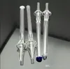 Pipe en verre pointue en gros bongs en verre brûleur à mazout conduites d'eau en verre plates-formes pour fumer