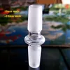 10 Stijlen Glas Adapter 7cm Waterpijp Kom Adapter 14mm-14mm Vrouwelijke 18-18mm Vrouwelijke 14-18mm mannelijke glas adapter voor glazen bong waterleiding booreiland