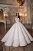 2019 Blush Pink Queen Abiti da sposa Sweetheart Pizzo Ball Gown Abiti da sposa Sweep Train Backless Quinceanera Abiti Plus Size