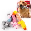 かわいい犬のおもちゃのペット子犬ぬいぐるみティーターのサウンドチューシーケーターきしんぼい豚象アヒルのおもちゃ素敵なペットのおもちゃ