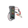 Mini 12V Auto Batterij Tester Digitale Dynamo Testers 6 LED Verlichting Display Auto Diagnostic Tool Voor Auto's motorfietsen