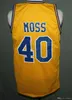# 40 Randy Moss DuPont Middelbare school Retro Basketbal Jersey Mens Stitched Custom Number Name Jerseys Gratis verzending