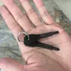 Key Shape Slotted Phillips Skruvmejsel Keychain Pocket Multificational Reparation Handverktyg Bärbar Mini Skruvmejsel med nyckelringar