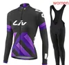 2019 Liv Pro Women Team Cycling Long ärmar Jersey Bib Long Pants Set Quick Dry Mtb Clothes Racing Wear Ropa Ciclismo 304517C3782196