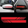 2 stks / set auto styling achteruitkijkspiegel stickers gepersonaliseerde krassen reflecterende decoratie motorfiets stickers auto-accessoires