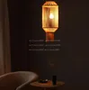 25x65cm Long Bamboo Wicker Rattan Lantern Pendant Light Fixture Nordic Kinesisk Asiatisk Hängande Taklampa För Te Matsal Myy