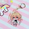 LLavero de Anime Violet Evergarden, llavero acrílico, bonito colgante Kawaii, llaveros, regalo de recuerdo Chaveiro para Fans, triangulación de envíos