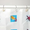 White Brown Hanging Hooks Resin Bath Curtain Hook Starfish Conch Shell Modeling Bathing Room Articles EEA434