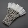 Reusable Metal Drinking Straw Cleaner Brush Test Tube Bottle Cleaning Tool Stainless Steel Bottle And Straw Little Wash Brush