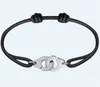 France Jewelry Bracelet For Women Fashion Jewelry Sterling Silver Rope Handcuff Bracelet