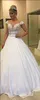 two pieces Scoop Neckline Pearls Lace Wedding Dresses Bridal Gowns Detachable Train Offer The Shoulder Zipper Back And Mermaid Wedding Gowns