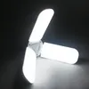 45W E27 LED Bulb SMD 2835 228leds Super Bright Foldable Fan Blade Angle Adjustable Ceiling Lamp Home Energy Saving Lights