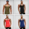 Maillot de corps sans manches en muscle pour gymnase pour hommes