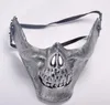 Tactical Skull Warrior Mask Hunt Costume Halloween Party Masquerade Mezza maschera Gioco Cosplay Prop Maschera di protezione militare all'aperto