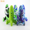 glass water pipe silicone bong rocket smoking tool hookah booster smoker's rocket pipe rig 7.70" Inch silicone water pipes