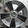 SUNFADA 17 "Wheel carbon Fibra Vinyl Decal Stickers para Dodge Caliber 2011 para Jeep Compass Patriot 2011-2015 Pegatinas de ruedas
