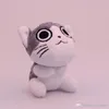 Cat Meow Collection Cheese cat Plush toys cartoon cat Stuffed Animals 8cm 10cm for children Christmas gift home dec key chain2667640