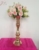 Gold Vases 53CM Tall Wedding Table Centerpieces Hotel Vase Event Party Supplies Home Flowers Rack Luxury Road Lead Decoration