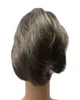 Silbergraues Echthaar-Pferdeschwanz-Haarteil zum Umwickeln, farbstofffrei, natürlicher Highlight-Pferdeschwanz aus salz- und pfeffergrauem Haar, 100 g, 120 g