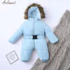 Arloneet infantil bebê meninos meninas casaco de inverno do bebê recém-nascido 03 meses roupas de inverno boy1761784