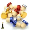 Bier Soda Cork Rubber Wine Stopper Bar Gereedschap T-Shape Bottle Cap Cover Fles Sealing Plug Keukenbar benodigdheden