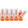 Orange 5 PCS/LOT 1G 2G 4G 8G 16G 32G 64G Rotation USB Flash Drives Flash Pen Drive Haute Vitesse Memory Stick Stockage pour PC Portable Macbook