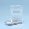 Stivali di cristallo con barre parallele antiscivolo a prova di vendita calda in grandi scarpe da acqua in PVC per bambini