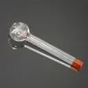 Colorful Glass Pipe Pyrex Glass Oil Burner Oil Nail Burning Jumbo Pipe Concentrate Pipes Thick Glass Oil Burner Clear Great Smoking Tubes