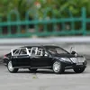 124 Diecast For TheBenz Maybach S600 Extended Elegant Limousine Limo Sedan Metal Car Model Collection 6 Doors Open Toys Vehicle4066187