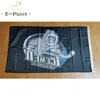 ECHL Jacksonville Icemen-Flagge, 3 x 5 Fuß (90 x 150 cm), Polyester-Banner, Dekoration, fliegender Hausgarten, festliche Geschenke