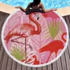 Toalla de playa redonda manta Hawaii hawaiana Circular grande Terry Beach Roundie Circle Picnic alfombra Yoga Mat con flecos Mandala 300g