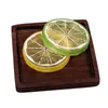 4 Style Walnut Träkustar Kaffe Tea Cup Pads 8,8 * 8.8cm Isolerade Drickmattor Tekanna Tabellmattor Hem Desk Dekor