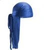 hot durag fascia cappelli da pirata bandane 15 disegni per uomo e donna moda setosa durags durag headwraps cappellini sportivi hip hop impacchi per la testa