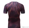 Sport Outdoor Pianki Kombinezony suche Rajstopy z krótkim rękawem Dragon sporty męskie Slim T-shirt z krótkim rękawem męskie obcisłe ubrania