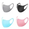 Anti Dust Ice Silk Face Mask 5 Colors Hanging Ear Mask Breathable Washable Unisex Outdoor Mouth Masks LJJO7690