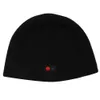 Mode – Winterwarme, beheizte schwarze Mütze für Männer und Frauen, warme Thermomütze