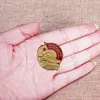 Soviet High Achiever in The Tank Industry Badge with Flag WW II Red Army Antique Copy6411320