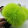 Belle pantofole di pellicce da ragazza per bambini Summer Beach Sliper Kids Plash Fluffy Child Furry Slides 2535 Furte Sandali4895265