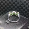 Joias finas Jasper anel natural 925 prata incrustada ajustável linda prata feminina039s prata 925 joias9472646