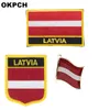 Kuwait flag patch badge 3pcs a Set Patches for Clothing DIY Decoration PT0094-3