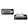 2st CAR LED -licensnummerplatta ljus Lampvitt ljus för Audi A3 S3 8P A4 B6 B7 A5 A6 4F Q7 A8 S8 C6 CABRIOLET219V